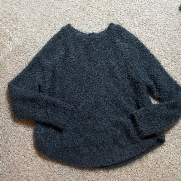 Wishlist Fuzzy Charcoal Sweater - Picture 3 of 3